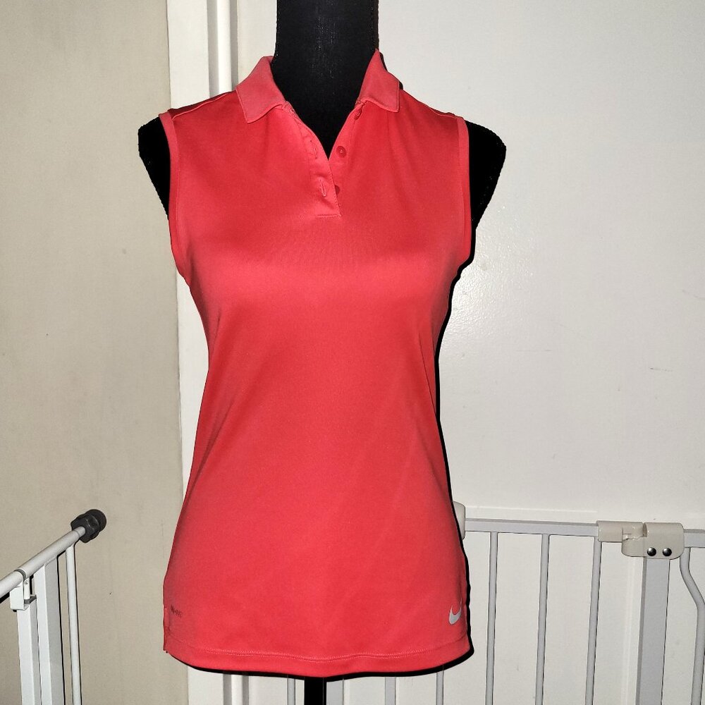 Nike Golf Dri-Fit Bright Pink Sleeveless Top - XS